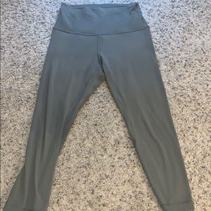 green lululemon leggings that are very soft!